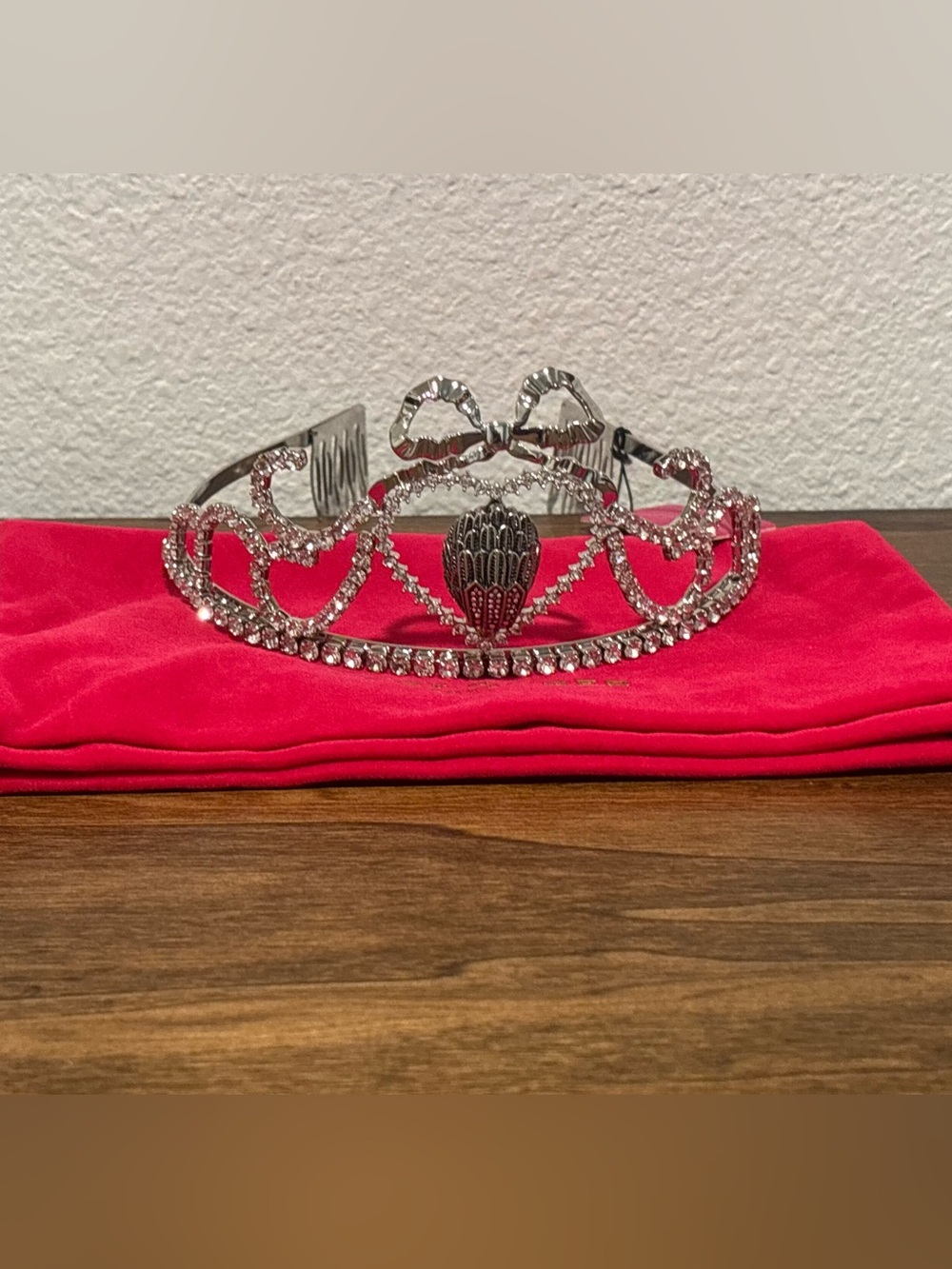 Kurt Geiger Silver Tone Tiara - Picture 3 of 12
